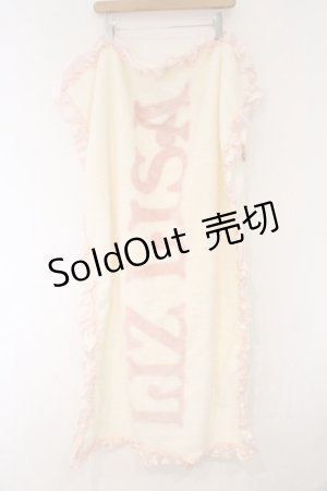 画像: LIZ LISA / ブランケット  シロ×ピンク O-26-03-09-048-LO-ZA-IG-OS