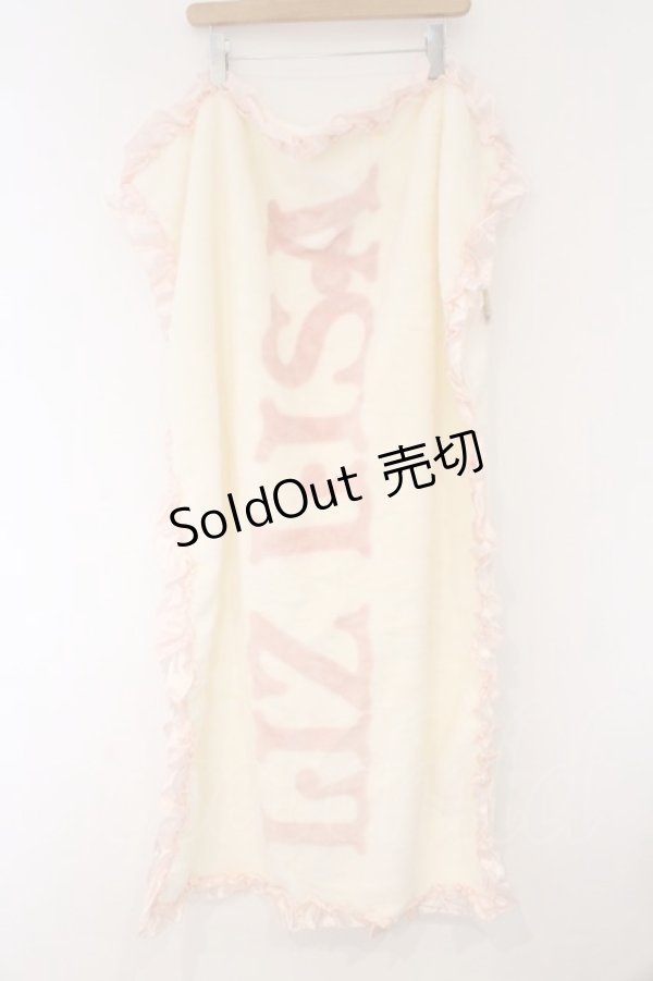 画像1: LIZ LISA / ブランケット  シロ×ピンク O-26-03-09-048-LO-ZA-IG-OS (1)