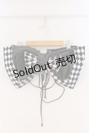 画像: Qutie Frash / リボン帯コルセット  ブラック O-26-03-09-049-QU-TO-YM-OS