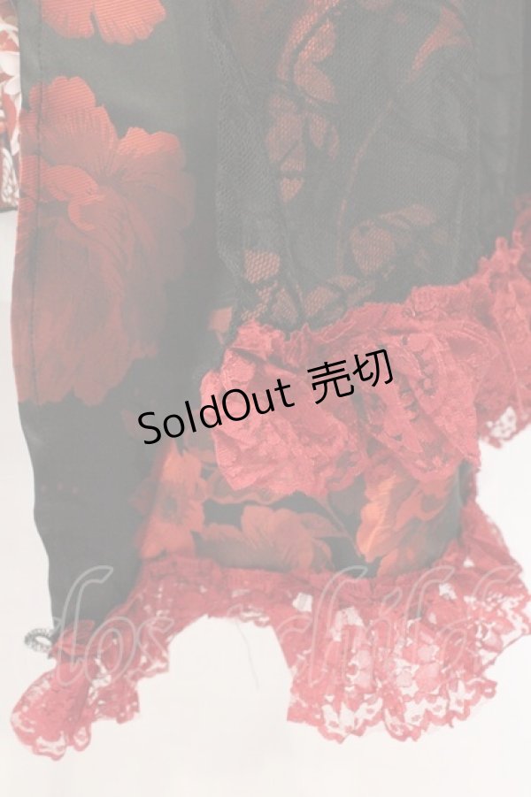 画像3: Qutie Frash / 和柄キャミワンピース  レッド O-26-03-09-050-QU-OP-YM-OS (3)