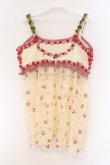 画像4: PINK HOUSE / フラワーモチーフレースキャミソール  アイボリー×ピンク O-26-03-09-068-LO-TO-IG-OS (4)