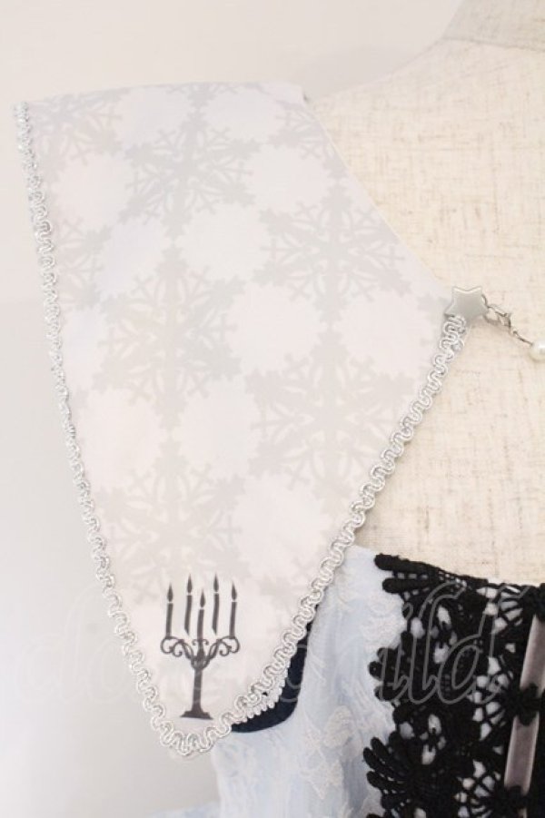 画像3: Nightmare / Merry Krampus 襟付きジャンパースカート 2 サックス O-26-03-09-006-GO-OP-IG-OS (3)