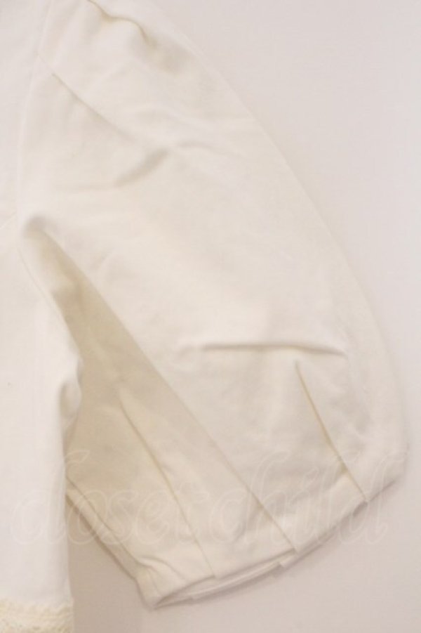 画像3: PINK HOUSE / 透かしレースビッグボタンボレロ  シロ O-26-03-09-073-LO-JA-IG-OS (3)