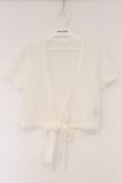 画像1: PINK HOUSE / 総レース編みボレロ  シロ O-26-03-09-075-LO-TO-IG-OS (1)
