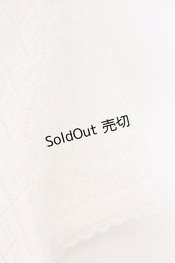 画像4: PINK HOUSE / 総レース編みボレロ  シロ O-26-03-09-075-LO-TO-IG-OS (4)