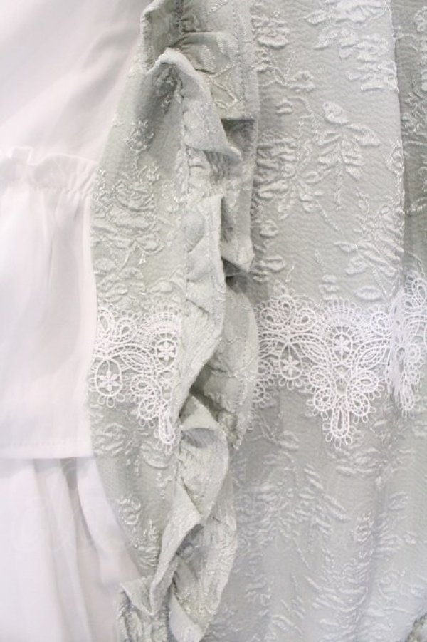 画像3: axes femme kawaii / メアリージャンパースカート  ミント×シロ O-26-03-09-001-AX-OP-IG-OS (3)