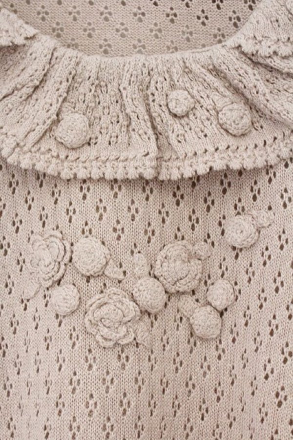 画像2: PINK HOUSE / お花モチーフニット L ピンク O-26-03-09-078-LO-TO-IG-OS (2)