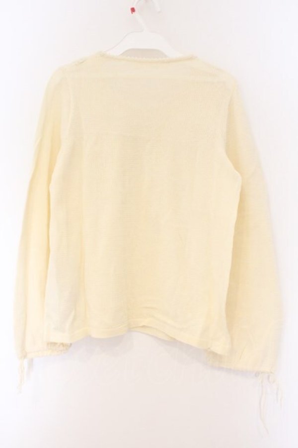 画像4: PINK HOUSE / はしごレースニット  シロ O-26-03-09-080-LO-TO-IG-OS (4)