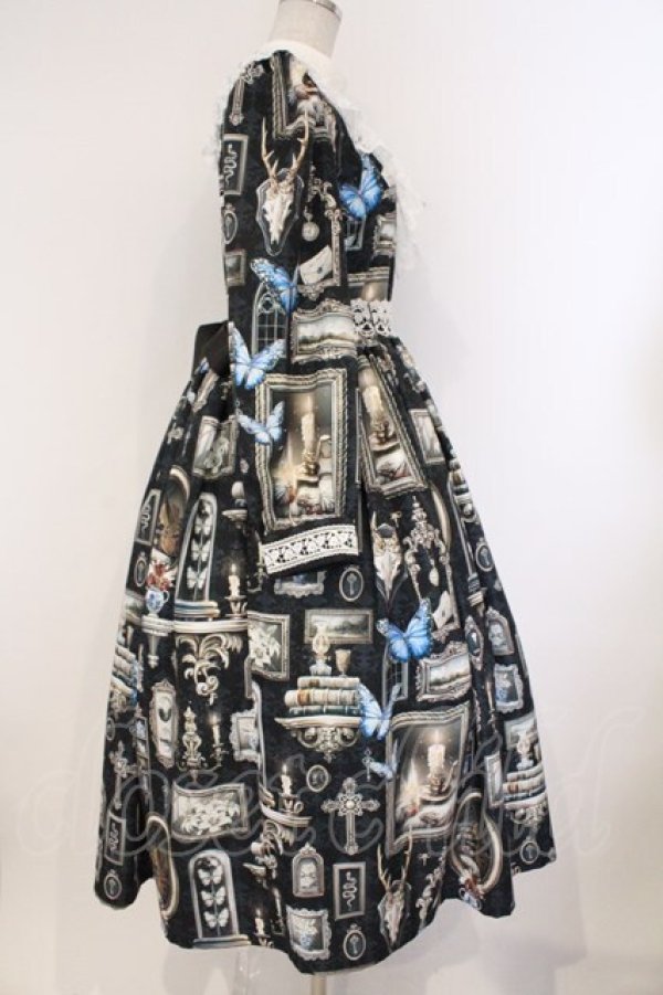 画像4: Royal Princess Alice / Lover’s Requiem ・粟木こぼねコラボ ジャンパースカート  クロ O-26-03-09-009-LO-OP-IG-OS (4)