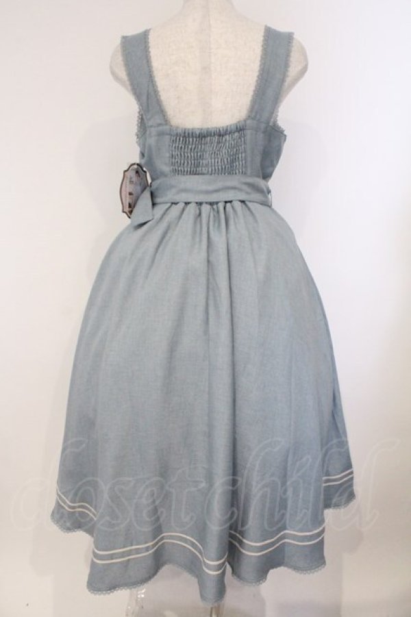 画像3: Kurumi Collaboration / マリンアカデミアジャンパースカート M ブルー O-26-03-09-011-GO-OP-IG-OS (3)