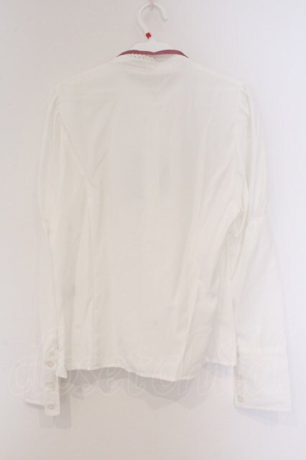 画像3: Kurumi Collaboration / KRデシンジゴスリブラウス M シロ O-26-03-09-013-GO-BL-IG-OS (3)
