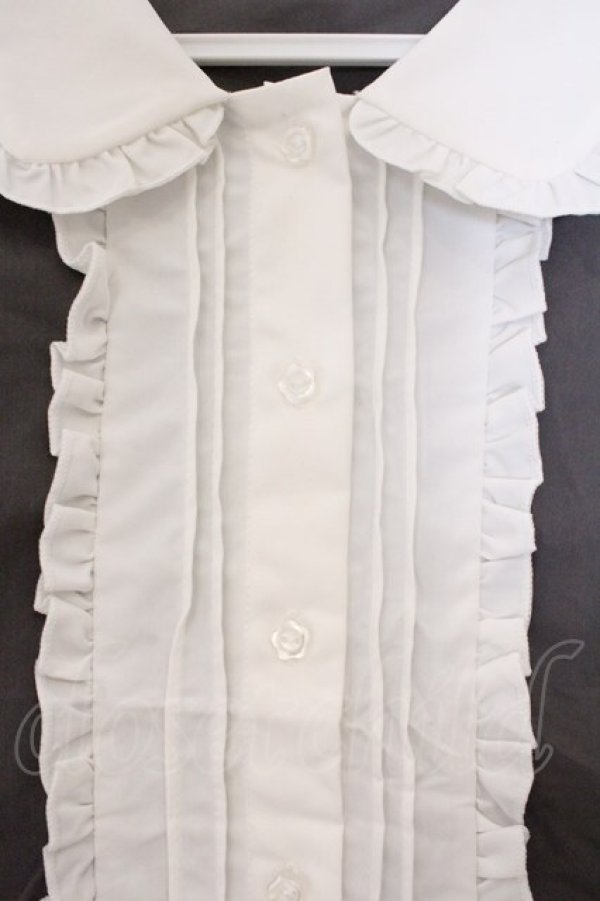 画像2: Cherirulu Chocola / MYリボンマルエリブラウス M グレー×シロ O-26-03-09-015-GO-BL-IG-OS (2)