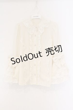 画像: axes femme kawaii / 姫袖7分丈ブラウス  アイボリー O-26-03-09-018-AX-BL-IG-OS