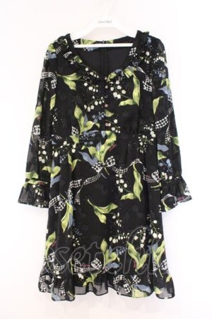 画像: MILK / Lilybellシアードレス  クロ O-26-03-09-019-ML-OP-IG-OS