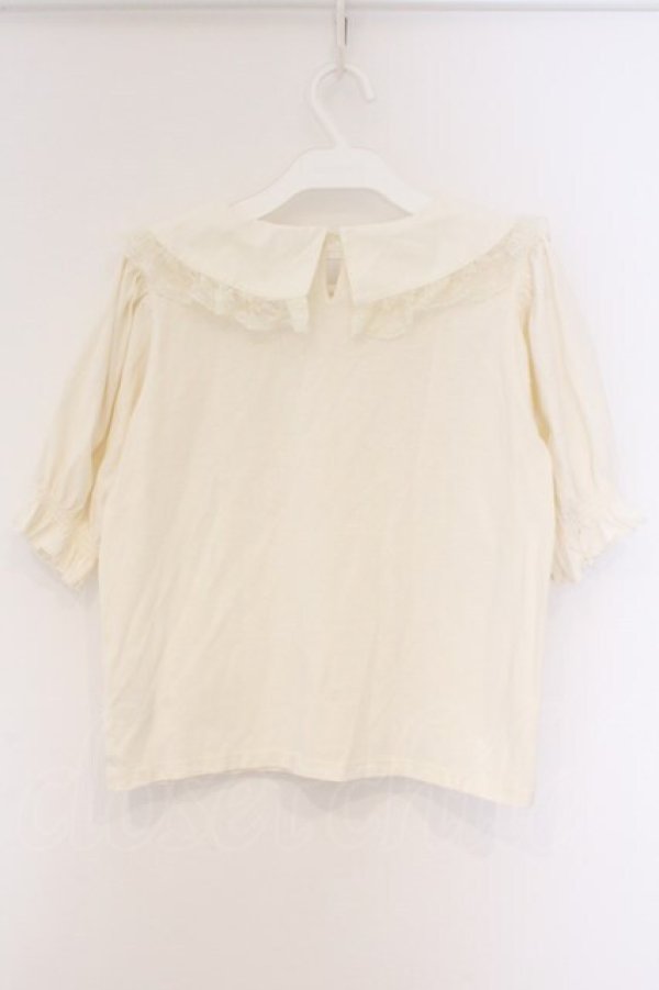 画像3: m petit by misako / 丸襟プルオーバー S オフシロ O-26-03-09-020-0-TO-IG-OS (3)