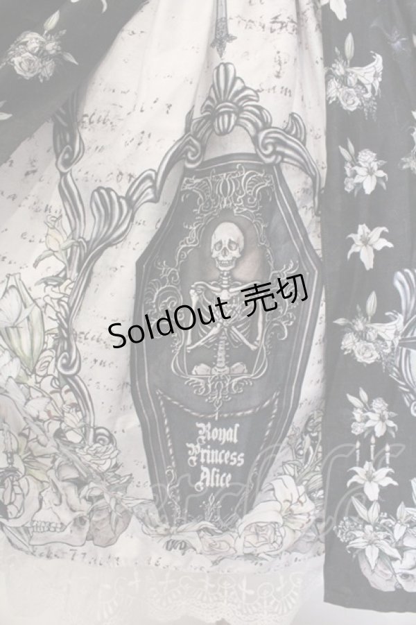 画像3: Royal Princess Alice / Witches' Familiar　粟木こぼねコラボ　2wayドレス  クロ×シロ O-26-03-09-002-LO-OP-IG-OS (3)