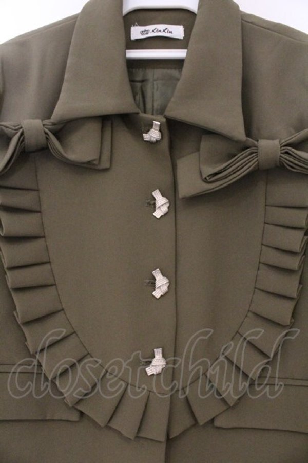 画像2: XinXin / ビッグヨークジャケット  グリーン O-26-03-09-022-GO-JA-IG-OS (2)