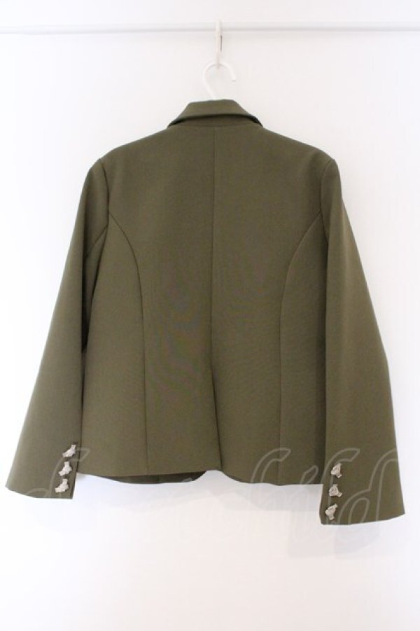 画像3: XinXin / ビッグヨークジャケット  グリーン O-26-03-09-022-GO-JA-IG-OS (3)