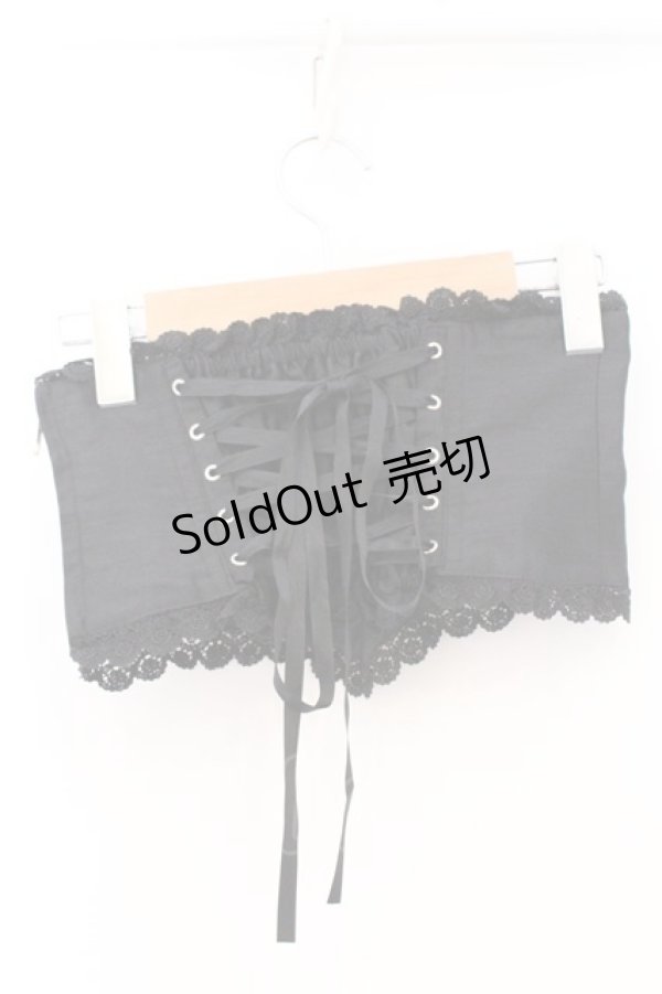 画像3: ALICE and the PIRATES / ショートコルセット  クロ O-26-03-09-024-PA-TO-IG-OS (3)