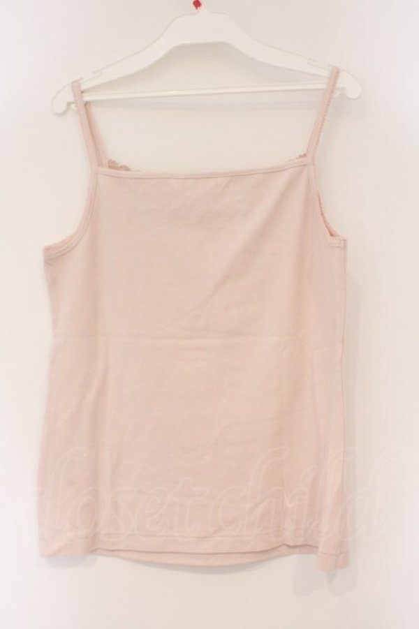 画像3: PINK HOUSE / フラワーレースキャミソール  ピンク O-26-03-10-026-LO-TO-IG-OS (3)