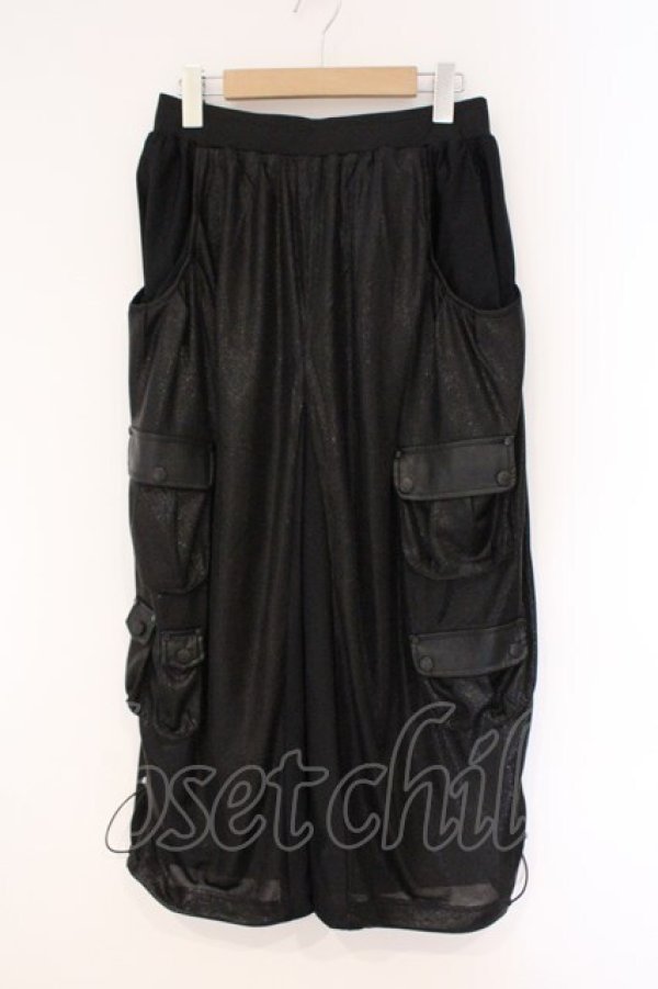 画像1: Qutie Frash / カーゴパンツ  ブラック O-26-03-10-035-QU-PA-OW-OS (1)