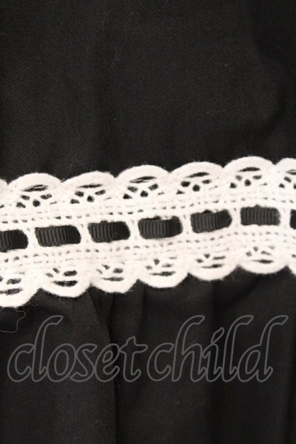 画像3: Eri Aino's collaboration / TTAINリボンレースジャンパースカート L クロ O-26-03-10-040-PU-OP-OW-OS (3)
