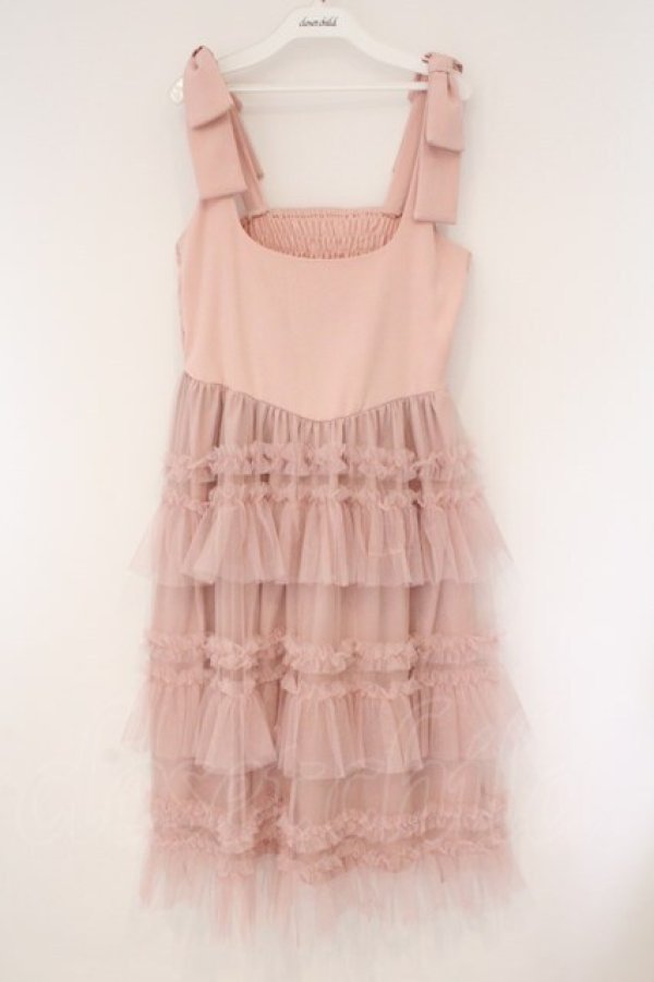 画像1: FLC / 皆方由衣コラボワンピース M ピンク O-26-03-10-045-LO-OP-OW-OS (1)