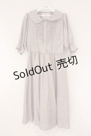 画像: m petit by misako / NINA'sコラボワンピース M ブラウン O-26-03-10-046-LO-OP-OW-OS