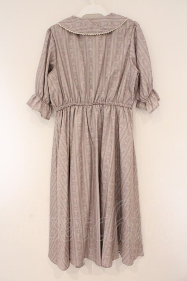 画像3: m petit by misako / NINA'sコラボワンピース M ブラウン O-26-03-10-046-LO-OP-OW-OS (3)