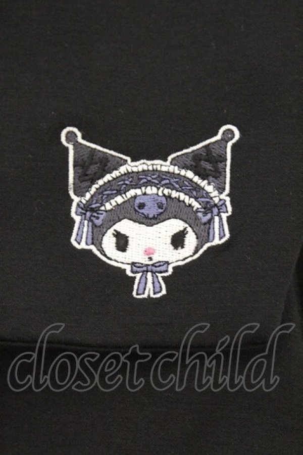 画像4: m petit by misako / サンリオキャラクターズコラボ クロミセーラーカーディガン M クロ O-26-03-10-048-LO-TO-OW-OS (4)