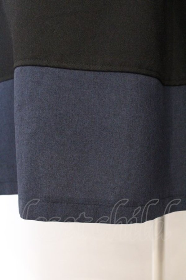 画像5: MIHO MATSUDA / スカート ルトウ  ブラック×ネイビー O-26-03-10-050-GO-SK-IG-OS (5)