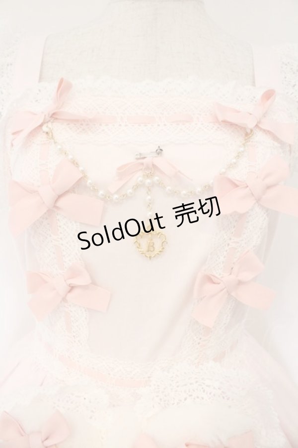 画像2: BABY,THE STARS SHINE BRIGHT / Ruban de Noel Neigeジャンパースカート  ピンク O-26-03-10-051-BA-OP-IG-OS (2)