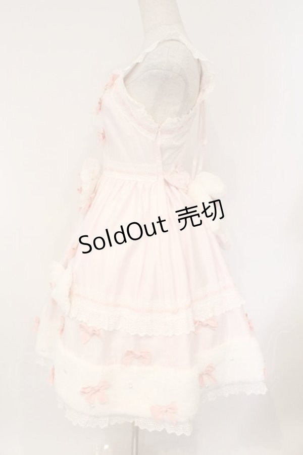 画像6: BABY,THE STARS SHINE BRIGHT / Ruban de Noel Neigeジャンパースカート  ピンク O-26-03-10-051-BA-OP-IG-OS (6)