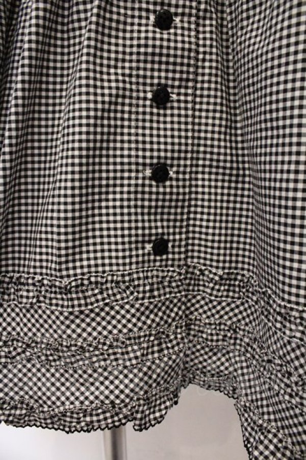 画像3: PINK HOUSE / ギンガムチェックワンピース  クロ O-26-03-10-005-LO-OP-IG-OS (3)