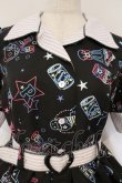 画像2: Angelic Pretty / Neon Star Dinerワンピース  クロ O-26-03-10-054-AP-OP-IG-OS (2)