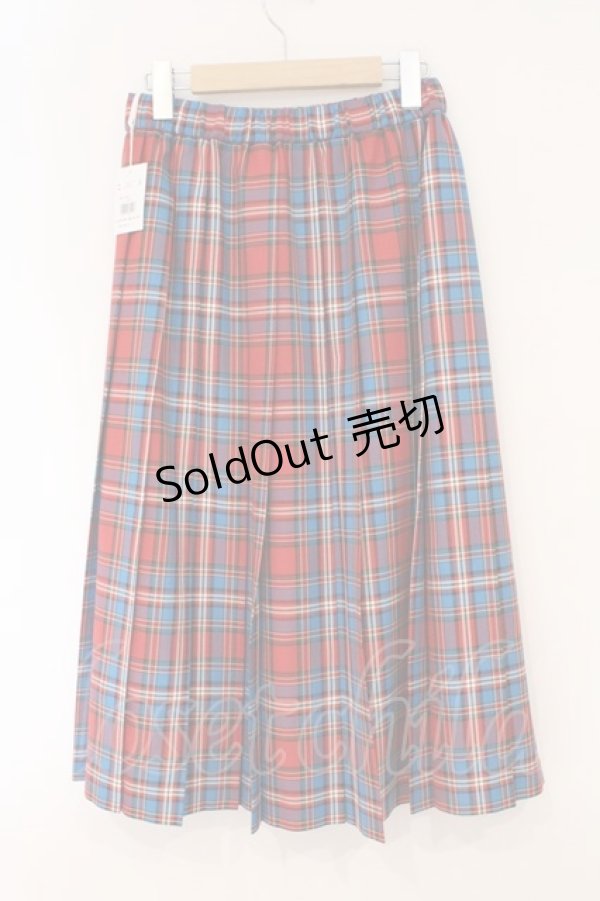 画像3: MILK / TEAM CHECKロングスカート  レッドチェック O-26-03-10-057-ML-SK-IG-OS (3)