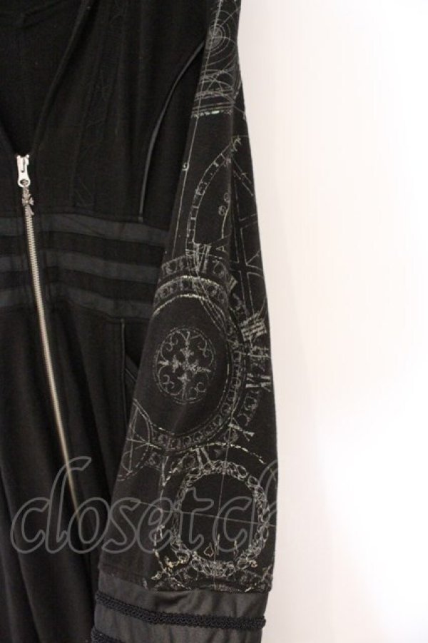 画像3: Ozz Croce / 魔女フードロングパーカー  ブラック O-26-03-10-061-OO-OP-IG-OS (3)