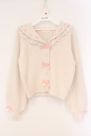 画像: LIZ LISA / セーラー衿カーディガン  ピンク O-26-03-10-064-LO-TO-IG-OS