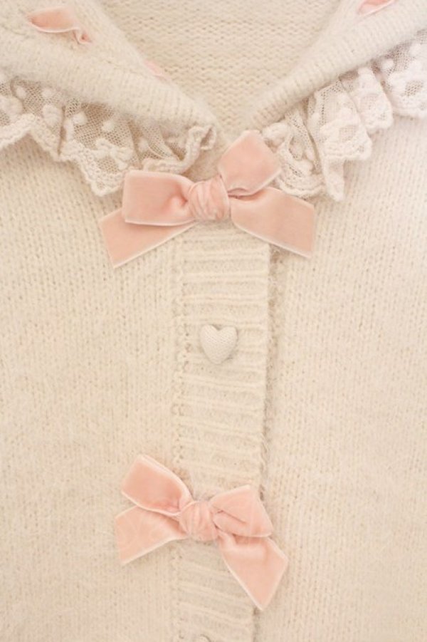 画像2: LIZ LISA / セーラー衿カーディガン  ピンク O-26-03-10-064-LO-TO-IG-OS (2)