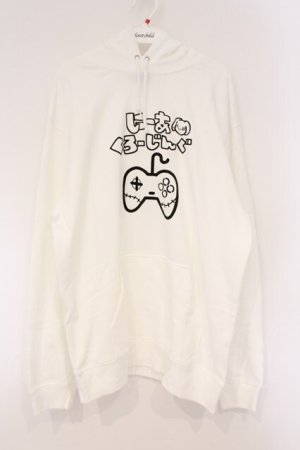 画像: NieR Clothing / プリントパーカー 2XL ホワイト にあーくろーじんぐ O-26-03-10-072-PU-TO-IG-OS