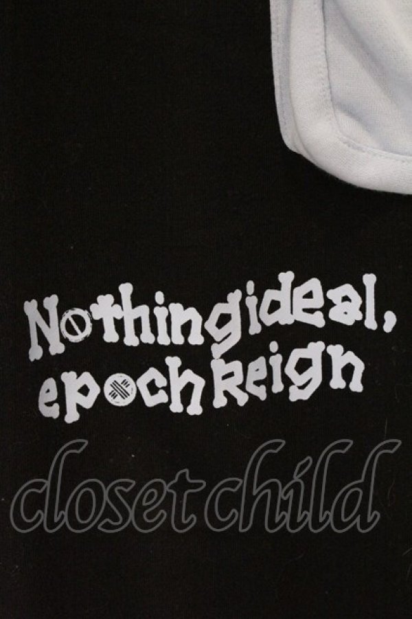 画像2: NieR Clothing / バイカラースウェットパンツ F ブラック×ブルー O-26-03-10-075-PU-PA-OW-OS (2)