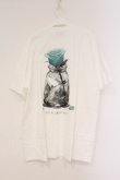 画像1: NieR Clothing / プリントTシャツ XL ホワイト×バックローズ O-26-03-10-077-PU-TS-OW-OS (1)