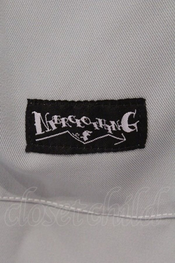 画像2: NieR Clothing / ワッペン付きジャケット F グリーン O-26-03-10-078-PU-JA-OW-OS (2)