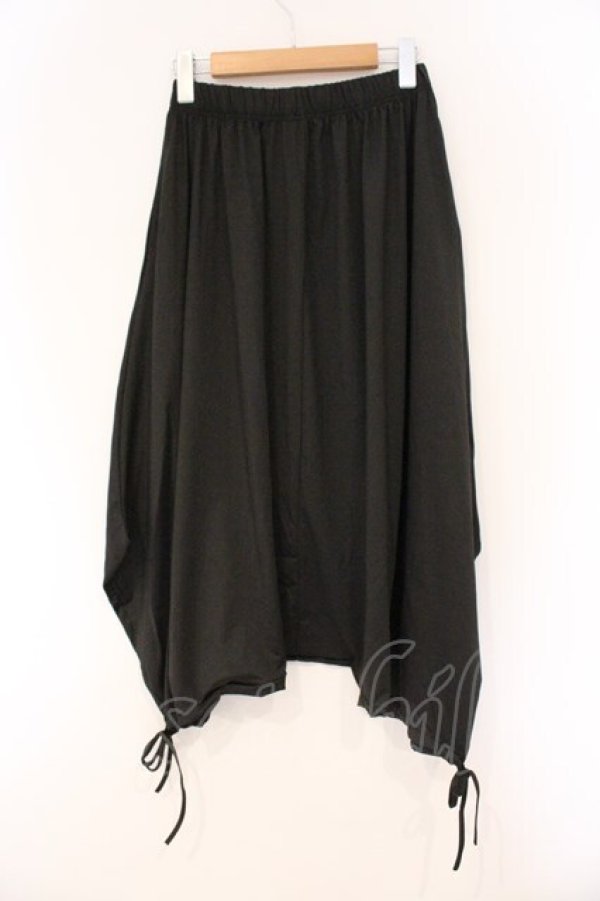 画像3: NieR Clothing / 転写プリントサルエルパンツ  ブラック ムーンプリント O-26-03-10-080-PU-PA-IG-OS (3)