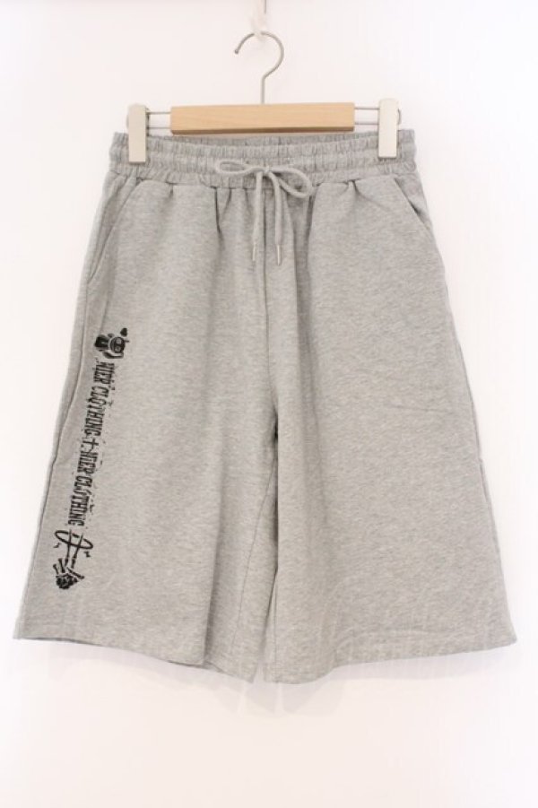 画像1: NieR Clothing / 5分丈GRAY SWEAT HALF PANTS パンツ  グレー O-26-03-10-081-PU-PA-IG-OS (1)