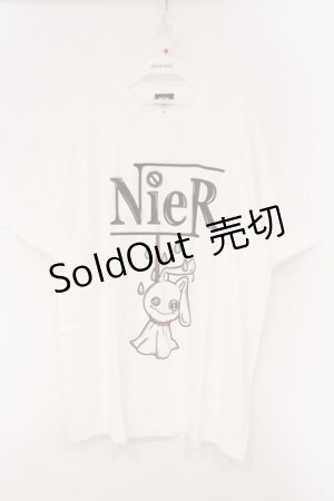 画像: NieR Clothing / プリントTシャツ XL ホワイト NieRちゃん O-26-03-10-086-PU-TS-IG-OS
