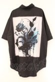 画像1: NieR Clothing / バックプリントTシャツ  ブラック　バックプリント O-26-03-10-088-PU-TO-IG-OS (1)