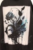 画像2: NieR Clothing / バックプリントTシャツ  ブラック　バックプリント O-26-03-10-088-PU-TO-IG-OS (2)
