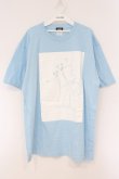 画像1: NieR Clothing / プリントTシャツ XL サックス O-26-03-10-089-PU-TS-IG-OS (1)