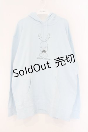 画像: NieR Clothing / プリントパーカー  サックス CRY RABBIT O-26-03-10-091-PU-TO-IG-OS